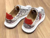 Latest Genuine real genuine python skin men shoe nature beige color high end quality snake skin sneaker for men cow skin lining