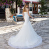 Beaning Appliques Lace Tulle Mermaid Wedding Dress Vestido De Noiva Sereia Open Back White Trumpet Bridal Gowns