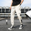 Men's Side Pockets Cargo Harem Pants 2020 Ribbons Black Hip Hop Casual Male Joggers Trousers Fashion Casual Streetwear Pants