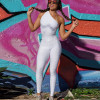 New Women Sexy Yoga Jumpsuit Fitness Clothing Women's One Pieces Backless Sports Jumpsuit Gym Workout Yoga Set Pink Gym Bodysuit