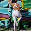 New Women Sexy Yoga Jumpsuit Fitness Clothing Women's One Pieces Backless Sports Jumpsuit Gym Workout Yoga Set Pink Gym Bodysuit