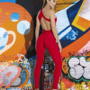 New Women Sexy Yoga Jumpsuit Fitness Clothing Women's One Pieces Backless Sports Jumpsuit Gym Workout Yoga Set Pink Gym Bodysuit