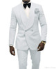 2020 Men Black Double Breasted Wedding Groom Suit With Pants Tuxedo For Men Wedding Suits Prom Best Man Suit (Jacket+Pants+Bow)