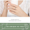 BAMOER 2020 HOT SALE Silver 925 Star Ring For Women Wedding 100% 925 Sterling Silver Stackable Finger Ring Jewelry PA7151