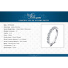 JewelryPalace CZ Wedding Rings 925 Sterling Silver Rings for Women Stackable Anniversary Ring Eternity Band Silver 925 Jewelry