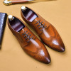 QYFCIOUFU Italian Men's Shoes Genuine Leather Luxury Brand Handmade Oxford Shoes Office Formal Party Wedding Mans Dress Shoes QYFCIOUFU Italian Men's Shoes Genuine Leather Luxury Brand Handmade Oxford Shoes Office Formal Party Wedding Mans Dress Shoes