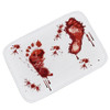 Blood Footprints Shower Horror Decorative Bathroom Mat Rugs