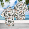 Golf Symbol With Tree And Flower Hawaiian Shirt