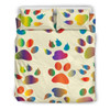 Dog Paw Bedding Set