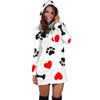 Women's Dog Love Hoodie Dress
