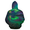 Northern Lights All Over Print Zip Up Unisex Hoodie Northern Lights All Over Print Zip Up Unisex Hoodie