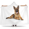 GERMAN SHEPHERD HOODED BLANKET