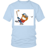 Funny Hockey Player Unisex T-Shirt