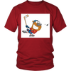 Funny Hockey Player Unisex T-Shirt