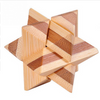 3D Wooden Interlocking Burr Puzzles Game For Kids and Adults