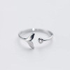 Mermaid's Tail Silver Ring