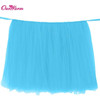 Tutu Tulle Table Skirt Candy Table Cloth Home Textile Baptism Birthday Party Table Decoration 100*80CM