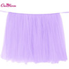 Tutu Tulle Table Skirt Candy Table Cloth Home Textile Baptism Birthday Party Table Decoration 100*80CM