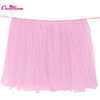 Tutu Tulle Table Skirt Candy Table Cloth Home Textile Baptism Birthday Party Table Decoration 100*80CM