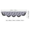 Halloween Black Lace Spiderweb Props Fireplace Mantle Scarf Table Cloth Cover Horror Party Decoration