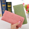 Cute Slim Long Leather Wallet