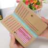 Cute Slim Long Leather Wallet