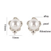 Faux Pearl Clip On Earrings