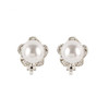 Faux Pearl Clip On Earrings