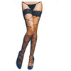 "Tranny Carlotta" Sheer Lace Net Stockings