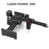 20W/7000mw/3500MW CNC Laser Engraver Portable Engraving Carving Machine Mini DIY Laser Logo Mark Printer for Metal Engraving