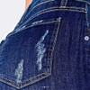 Jeans Skirt For Women Ripped Hole Bodycon Jeans Skirt Ladies Summer Sexy Pocket Mid Waist Skirt Female Streetwaer Skirts D30