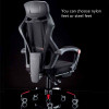 Gaming Chair with Footrest Massage Lifted Gaming Chair Rotation and Reclining Office Chair