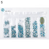 Multicolor Nail Art Rhinestones Glitters Nail Tips Decoration Manicure Tool DIY