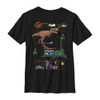 Jurassic Park Retro 16bit Game Graphic Youth Tee