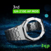 The Third Generation GA2100 Case Modification GA2110 Watchband Bezel 100% Metal 316L Stainless Steel