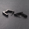 Titanium Triangle Cuff Stud Earrings Titanium Triangle Cuff Stud Earrings