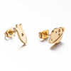 Rocket and Planet Stud Earrings, Stainless Steel