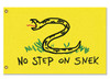 No Step on Snek Drawn Flag