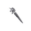 Unic-Horn Faux Stretcher Earring, Alchemy Gothic