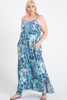 One Side Slit Cami Maxi Dress
