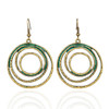 Ethnic Vintage Leaf Suspension Dangle Drop Earrings Boho Bohemian Accessories