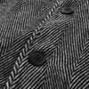 Lapel Solid Color Slim Fit Wool Blends Trench Coat