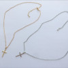 Cross Chain Luxury Gold Pendant Necklaces