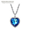 Heart of Ocean Blue Heart Necklace Heart of Ocean Blue Heart Necklace