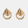 Metal Gold Color Geometric Drop Dangle Earrings