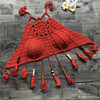 Bikini Halter Crochet Lace Knit Boho Bohemian Tops