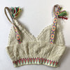 Ethnic Bralette Tassel Crochet Bandeau Bustier Halter Boho Bohemian Tops