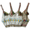 Ethnic Bralette Tassel Crochet Bandeau Bustier Halter Boho Bohemian Tops