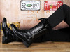Zipper Lacing Knee-High Motorcycle Boots Zipper Lacing Knee-High Motorcycle Boots