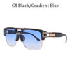 Luxury Classic four Style Retro Gradient lens Sunglasses